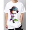 Tricou Charlie Chaplin art bumbac